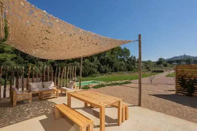 Paisaje cerca de esta villa