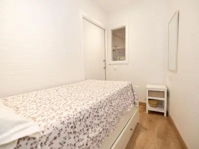 Cama o camas de una habitación en Apart. céntrico y reformado, Playa de Aro / 1272