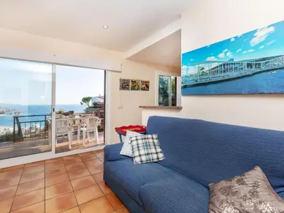 Zona de estar de Apartment Codolar by Interhome