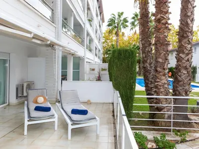 Un balcón o terraza de Apartment Nautic Par by Interhome
