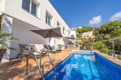 Piscina en o cerca de Villa Lovely Breeze, heerlijk familiehuis, 7pers.