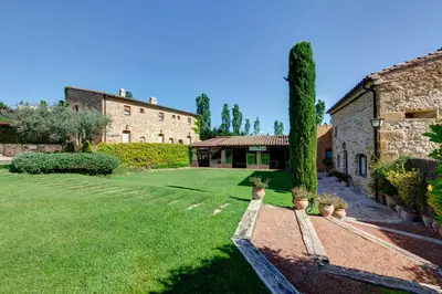 Jardín al aire libre en Mas Petit, turisme rural