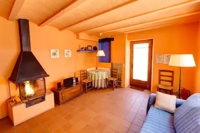 Zona de estar de Mas Petit, turisme rural
