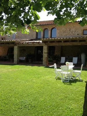 Jardín al aire libre en Mas Petit, turisme rural