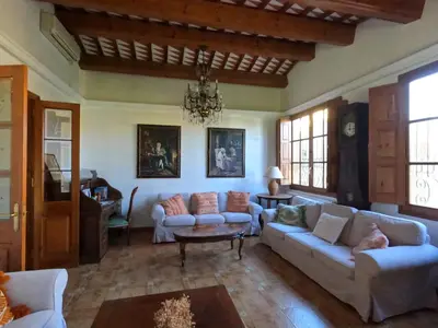 Zona de estar de Amazing villa for big groups in the best place of Costa Brava
