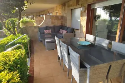 Zona de estar de Marítim II Primera línea de mar en St Antoni de Calonge