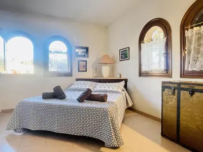 Cama o camas de una habitación en Casa Gran
