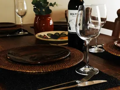 Bebidas en Apartamento en primera línea de mar en Platja d'Aro, tranquilo y soleado, con terraza y parking - ES-209-23