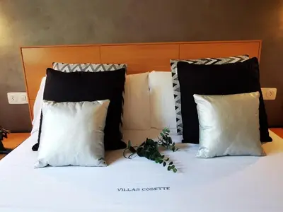 Cama o camas de una habitación en Apartamento céntrico en Playa de Aro con terraza y vistas al mar - ES-209-28