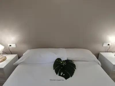 Cama o camas de una habitación en Apartamento con terraza a metros de la playa y zona comercial, ideal familiar - Costa Brava - ES-209-68