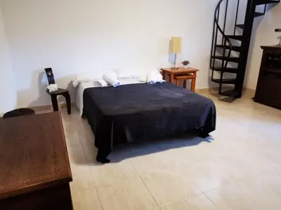 Cama o camas de una habitación en VILLAS COSETTE / ¡Descubre Villa Martina, tu oasis perfecto en la Costa Brava! Fabulosa piscina y zona de Barbacoa! - ES-209-4