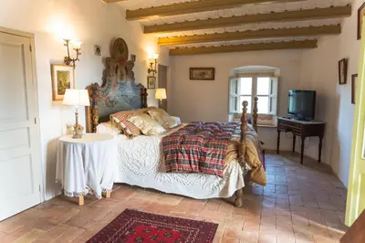 Cama o camas de una habitación en Mas Gran de Cruïlles - Mas Rural - Hotel & Events