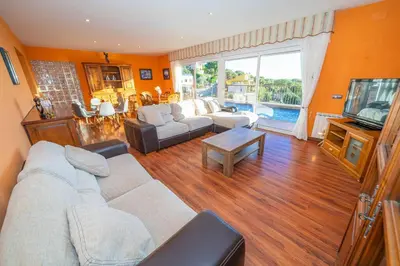 Zona de estar de Villa Mare Nostrum,12 personen, panoramisch zeezicht