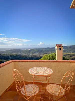 Paisaje cerca de esta villa