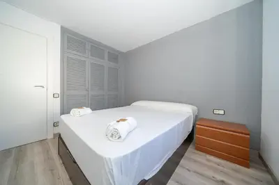 Cama o camas de una habitación en HomeHolidaysRentals Deva - Costa Barcelona