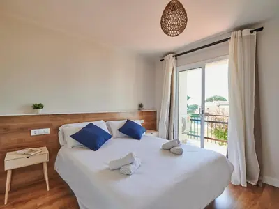 Cama o camas de una habitación en 0326 Apartment in Calella de Palafrugell