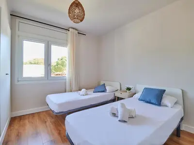 Cama o camas de una habitación en 0326 Apartment in Calella de Palafrugell