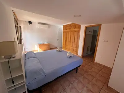 Cama o camas de una habitación en Villa Antic Plankton - Masos de Pals - Free Parking, Beach, Wifi, Holidays