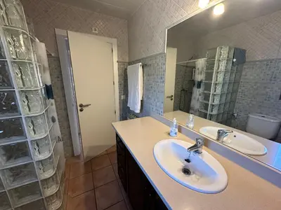 Un baño de Villa Antic Plankton - Masos de Pals - Free Parking, Beach, Wifi, Holidays