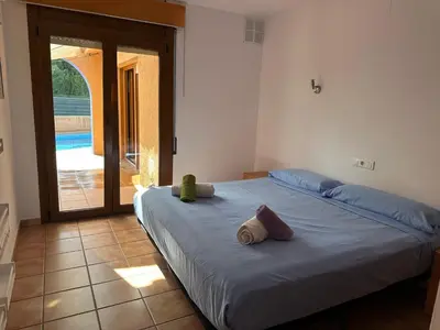 Cama o camas de una habitación en Villa Antic Plankton - Masos de Pals - Free Parking, Beach, Wifi, Holidays
