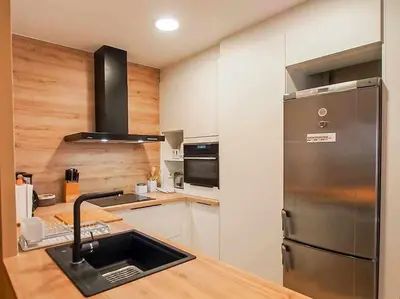 Una cocina o zona de cocina en Sleep & Stay Apartamento de lujo
