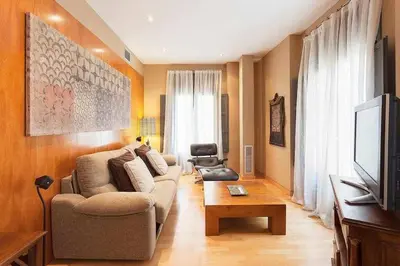 Zona de estar de Sleep & Stay Apartamento de lujo