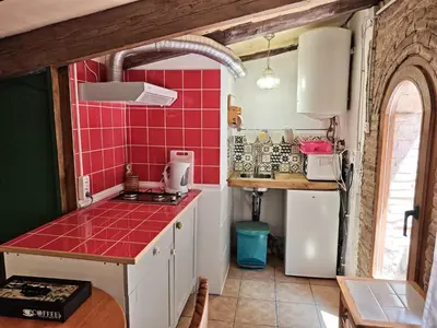 Una cocina o zona de cocina en Estudio en masía Can Mon
