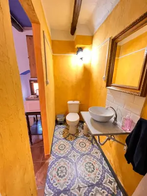 Un baño de Estudio en masía Can Mon