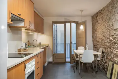 Una cocina o zona de cocina en Flateli Cort Reial 7