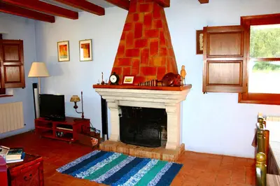 Zona de estar de Mas Saris