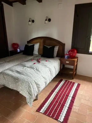 Cama o camas de una habitación en Can Figueretes
