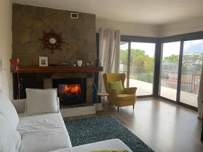 Zona de estar de Casa Namar - Costa Brava