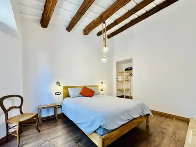 Cama o camas de una habitación en Agudes CostaBravaSi