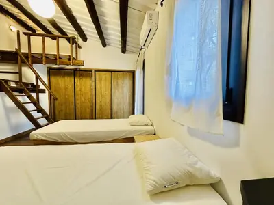 Cama o camas de una habitación en Agudes CostaBravaSi