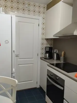 Una cocina o zona de cocina en Apartamento Terraza Mar El Azul