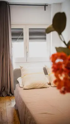 Cama o camas de una habitación en Riverside duplex penthouse
