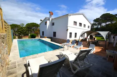 Piscina en o cerca de Villa Anna 10 people private pool 10 kms Lloret