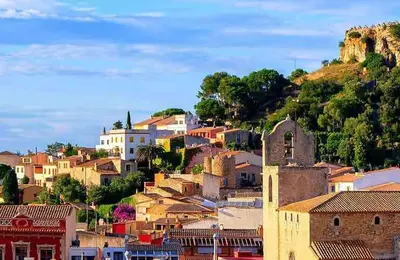 Paisaje cerca de esta villa