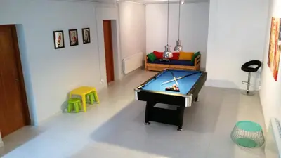 Mesa de billar en Villa Maravilla