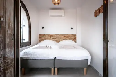 Cama o camas de una habitación en Villa Los Primos