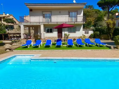 Piscina en o cerca de Villa with private pool and BBQ near Lloret de Mar