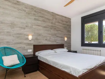 Cama o camas de una habitación en Holiday Home Selvamar by Interhome