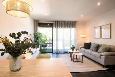 Zona de estar de SeaHomes Vacations - ACACIAS Beach&Chic