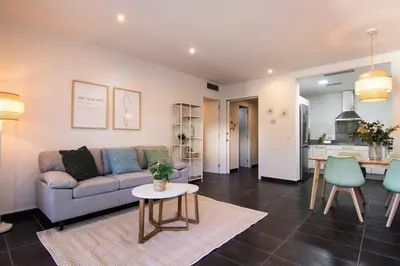 Zona de estar de SeaHomes Vacations - ACACIAS Beach&Chic