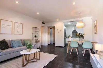 Zona de estar de SeaHomes Vacations - ACACIAS Beach&Chic