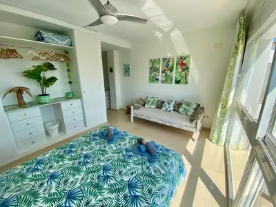 Cama o camas de una habitación en XL Villa Calonge