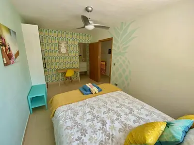 Cama o camas de una habitación en XL Villa Calonge