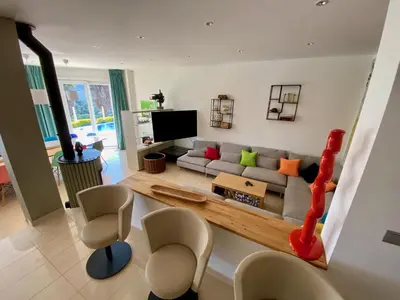 Zona de estar de XL Villa Calonge