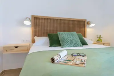 Cama o camas de una habitación en Luxury Villa Costa Brava in Calonge Playa de Aro Sea views