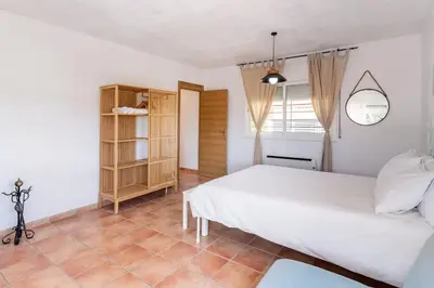Cama o camas de una habitación en Villa Paraíso